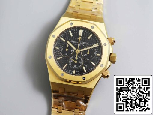 Audemars Piguet Royal Oak 26331 1:1 Best Edition OM Factory Black Dial Yellow Gold – Image 9