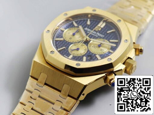 Audemars Piguet Royal Oak 26331BA 1:1 Best Edition OM Factory Blue Dial Yellow Gold – Image 8