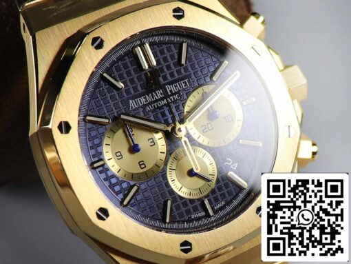 Audemars Piguet Royal Oak 26331BA 1:1 Best Edition OM Factory Blue Dial Yellow Gold – Image 7