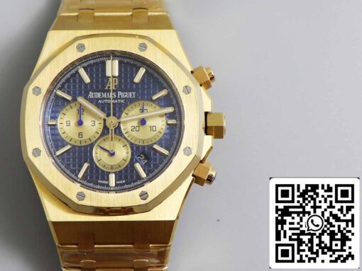 Audemars Piguet Royal Oak 26331BA 1:1 Best Edition OM Factory Blue Dial Yellow Gold