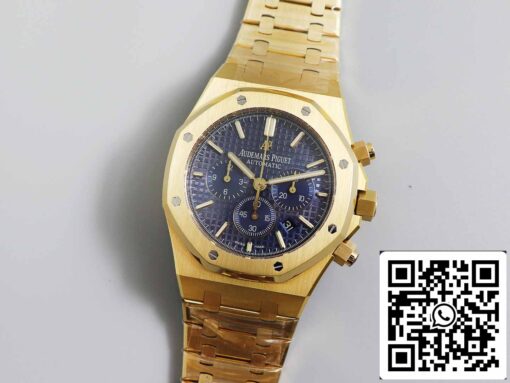 Audemars Piguet Royal Oak 26331  1:1 Best Edition OM Factory Blue Dial Yellow Gold Stainless Steel - Image 9