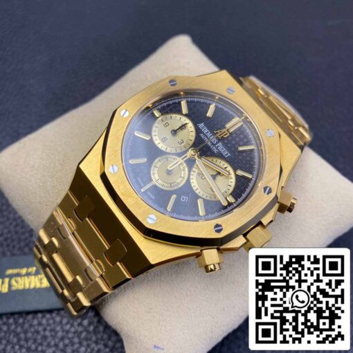 Audemars Piguet Royal Oak 26331  1:1 Best Edition OM Factory Black Dial Stainless Steel Yellow Gold - Image 6