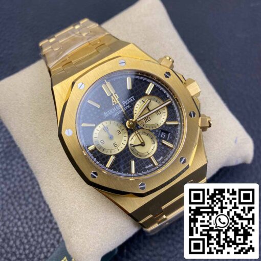 Audemars Piguet Royal Oak 26331  1:1 Best Edition OM Factory Black Dial Stainless Steel Yellow Gold - Image 8