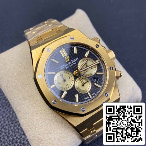 Audemars Piguet Royal Oak 26331  1:1 Best Edition OM Factory Black Dial Stainless Steel Yellow Gold - Image 7