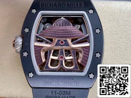 Richard Mille The Time Of The Samurai RM 47 1:1 Best Edition YS Factory Tourbillon Watch - Image 6