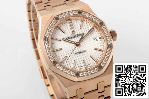 Audemars Piguet 15451OR.ZZ.1256OR.01 IP Factory 1:1 Best Edition White Dial Rose Gold - Image 7