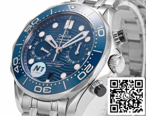 Omega Seamaster Collection 210.30.44.51.03.001 1:1 Best Edition N1 Factory Blue Dial - Image 4