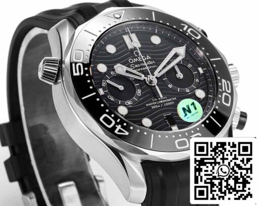 Omega Seamaster 210.30.44.51.01.001 Diver 300m 1:1 Best Edition N1 Factory Rubber Strap - Image 3