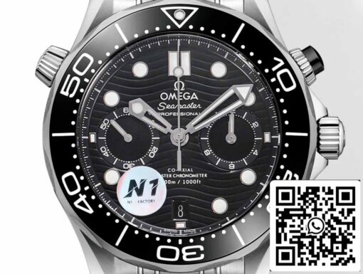 Omega Seamaster 210.30.44.51.01.001 Diver 300m 1:1 Best Edition N1 Factory Black Dial - Image 2