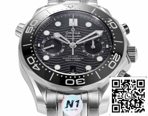 Omega Seamaster 210.30.44.51.01.001 Diver 300m 1:1 Best Edition N1 Factory Black Dial - Image 5