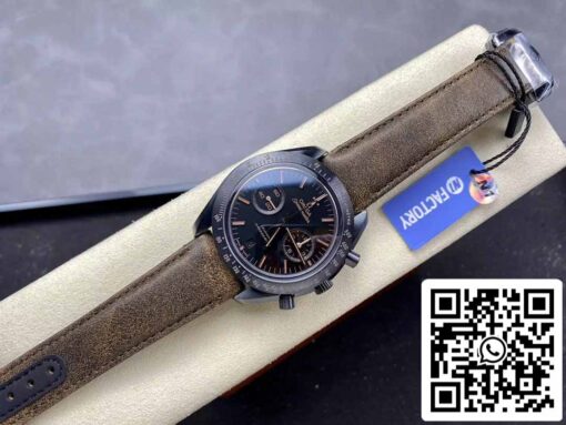 Omega Speedmaster 311.92.44.51.01.006 Moonwatch 1:1 Best Edition N1 Factory Brown Leather Strap - Image 8