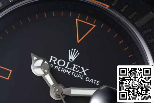 Rolex Deepsea Sea-Dweller M126600 1:1 Best Edition Diw Factory V2 upgrade Leather Strap - Image 6