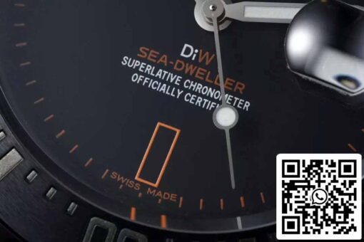 Rolex Deepsea Sea-Dweller M126600 1:1 Best Edition Diw Factory V2 upgrade Leather Strap - Image 7