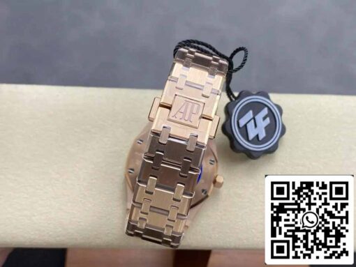 Audemars Piguet 67651 Quartz 33mm 1:1 Best Edition ZF Factory Brown Dial Rose Gold - Image 8