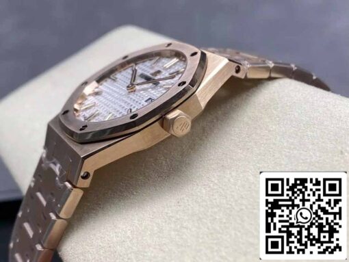 Audemars Piguet 67651 Quartz 33mm 1:1 Best Edition ZF Factory White Dial Rose Gold - Image 5