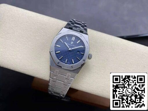 Audemars Piguet 67651 Quartz 33mm 1:1 Best Edition ZF Factory Blue Dial Stainless Steel - Image 4