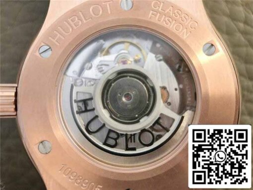 Hublot Classic Fusion 542.OX.2611.LR 1:1 Best Edition JJ Factory White Dial Rose Gold - Image 13