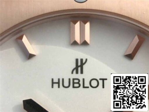 Hublot Classic Fusion 542.OX.2611.LR 1:1 Best Edition JJ Factory White Dial Rose Gold - Image 5