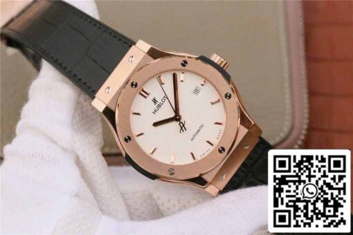 Hublot Classic Fusion 542.OX.2611.LR 1:1 Best Edition JJ Factory White Dial Rose Gold - Image 2