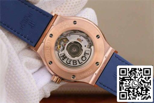 Hublot Classic Fusion 542.OX.7180.LR 1:1 Best Edition JJ Factory Blue Dial Rose Gold - Image 12