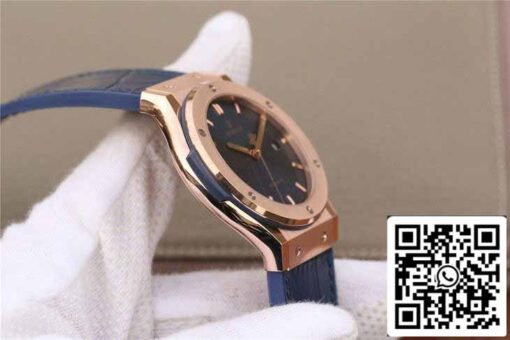 Hublot Classic Fusion 542.OX.7180.LR 1:1 Best Edition JJ Factory Blue Dial Rose Gold - Image 8