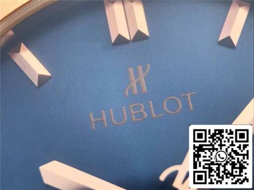 Hublot Classic Fusion 542.OX.7180.LR 1:1 Best Edition JJ Factory Blue Dial Rose Gold - Image 6