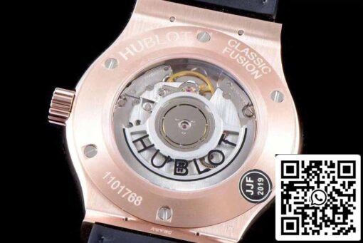 Hublot Classic Fusion 542.OX.8980.LR 1:1 Best Edition JJ Factory Green Dial Rose Gold - Image 6