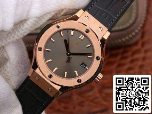 Hublot Classic Fusion 542.OX.7081.LR 1:1 Best Edition JJ Factory Grey Dial Rose Gold - Image 3