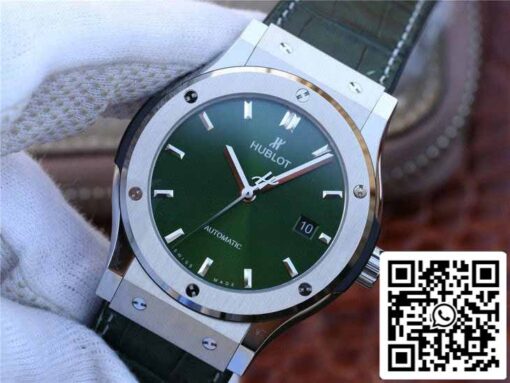 Hublot Classic Fusion 542.NX.8970.LR 1:1 Best Edition JJ Factory Green Dial - Image 3