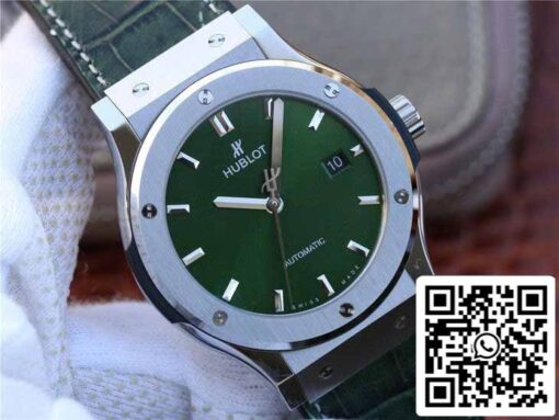 Hublot Classic Fusion 542.NX.8970.LR 1:1 Best Edition JJ Factory Green Dial - Image 2