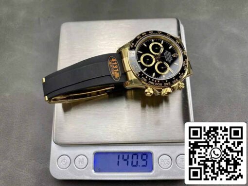 Rolex Cosmograph Daytona m126518 1:1 Best Edition QF Factory 4131 Movement Black dial and Gold – Bild 9