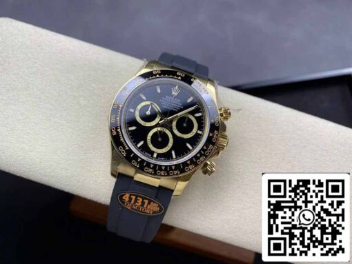 Rolex Cosmograph Daytona m126518 1:1 Best Edition QF Factory 4131 Movement Black dial and Gold – Bild 4