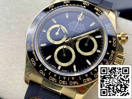 Rolex Cosmograph Daytona m126518 1:1 Best Edition QF Factory 4131 Movement Black dial and Gold – Bild 3