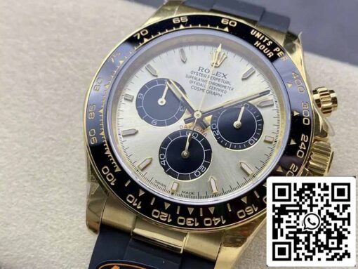 Rolex Cosmograph Daytona m126518 1:1 Best Edition QF Factory 4131 Movement Yellow Dial – Bild 3