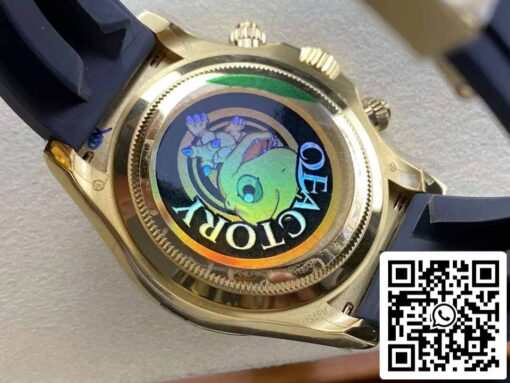 Rolex Cosmograph Daytona m126518 1:1 Best Edition QF Factory 4131 Movement Black Dial and Yellow Gold – Bild 7