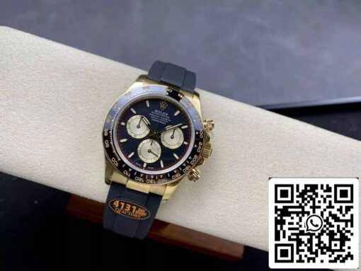 Rolex Cosmograph Daytona m126518 1:1 Best Edition QF Factory 4131 Movement Black Dial and Yellow Gold – Bild 6