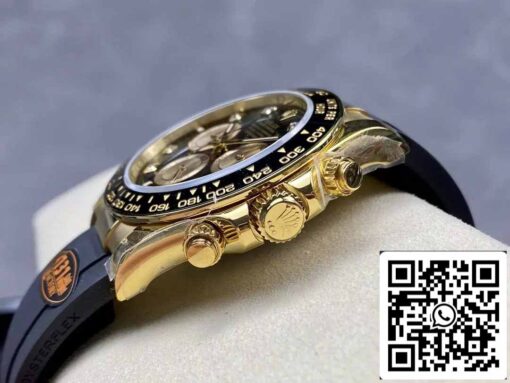 Rolex Cosmograph Daytona m126515 1:1 Best Edition QF Factory 4131 Movement Black Dial and Rose Gold – Bild 6