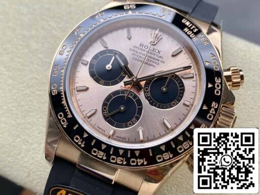 Rolex Cosmograph Daytona m126515 1:1 Best Edition QF Factory 4131 Movement Pink Dial - Image 3