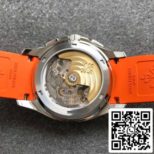 Patek Philippe Aquanaut 5968A-001 Orange Rubber Strap 1:1 Best Edition OM Factory - Image 7