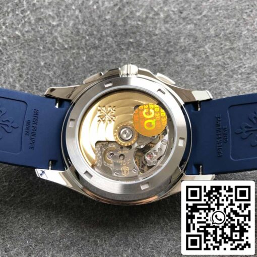 Patek Philippe Aquanaut 5968A-001 Blue Rubber Strap 1:1 Best Edition OM Factory - Image 7