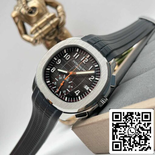 Patek Philippe Aquanaut 5968A-001 Black Rubber Strap 1:1 Best Edition OM Factory - Image 8