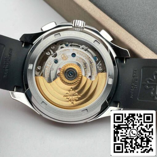 Patek Philippe Aquanaut 5968A-001 Black Rubber Strap 1:1 Best Edition OM Factory - Image 5