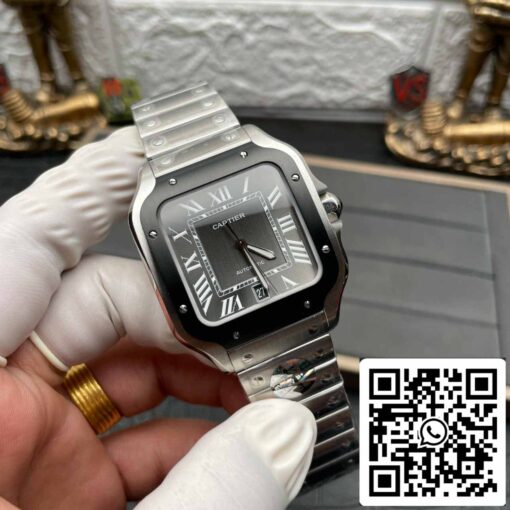 Cartier Santos WSSA0037 1:1 Best Edition BV Factory Included Leather Strap - Image 8