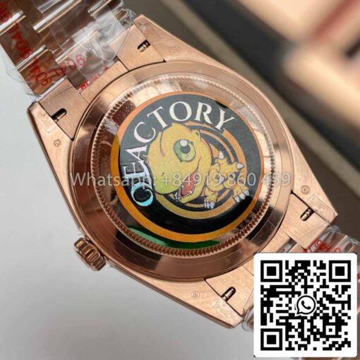 Rolex Everose Gold Day Date 40 228235-0045 1:1 Best Edition QF Factory Eisenkiesel Dial - Image 3