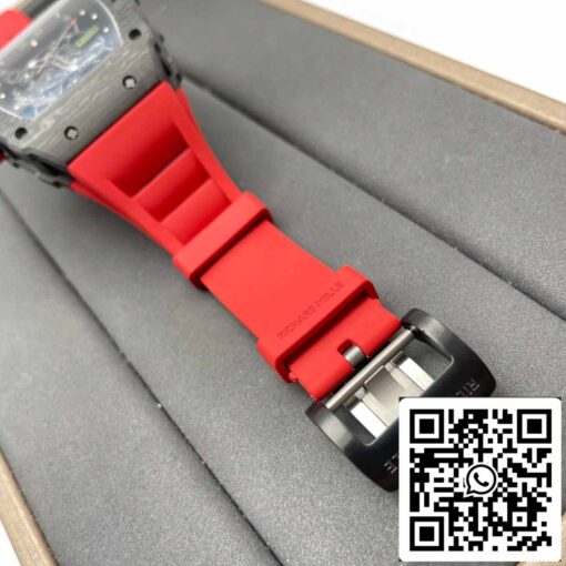 Richard Mille RM035-02 1:1 Best Edition T+ Factory NTPT Carbon Case Red Strap V4 - Image 2