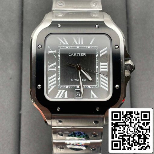 Cartier Santos WSSA0037 1:1 Best Edition BV Factory Included Leather Strap