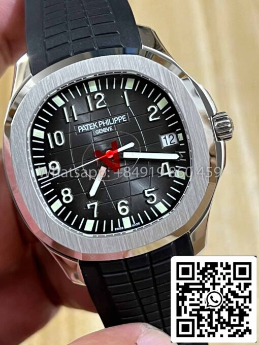 Patek Philippe Aquanaut 5167A-001 1:1 Best Clone 3K Factory Black Dial V3 new Buckle - Image 7