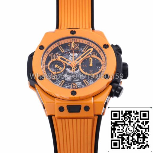 Hubot Big Bang Unico Orange Ceramic 441.CU.5910.RX BBF Factory 1:1 Best Clone - Image 7