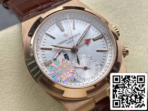 Vacheron Constantin Overseas Dual Time 7900V/000R-B336 1:1 Best Clone GR Factory Leather Strap - Image 2