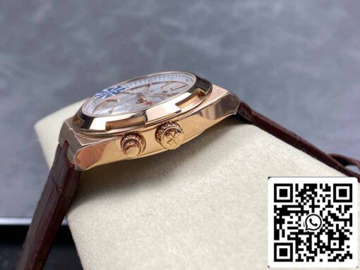 Vacheron Constantin Overseas Dual Time 7900V/000R-B336 1:1 Best Clone GR Factory Leather Strap - Image 5